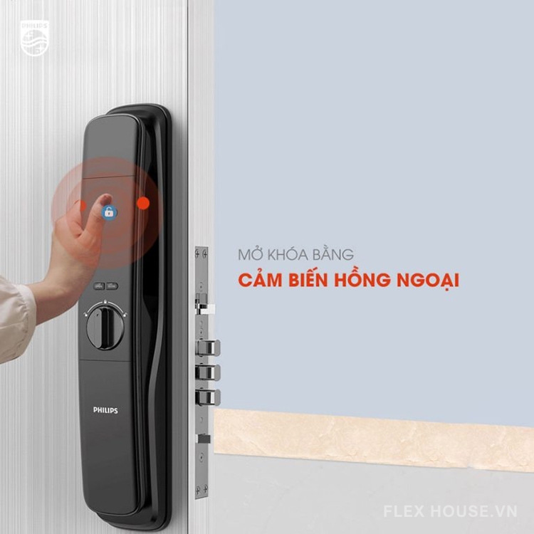 Khóa cửa thông minh kết nối Wifi Philips DDL702E 15