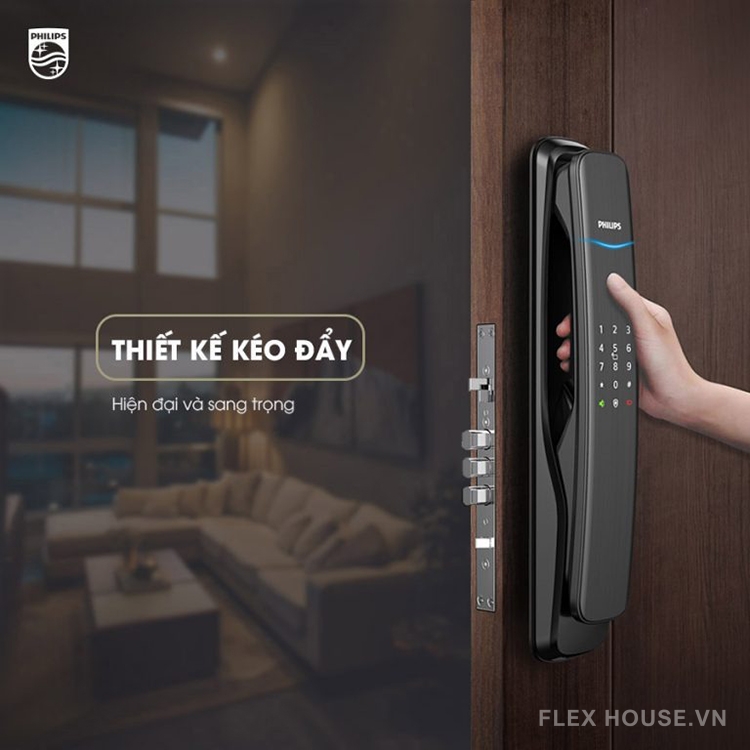 Khóa cửa thông minh kết nối Wifi Philips DDL702E 10