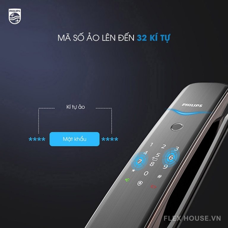 Khóa cửa thông minh kết nối Wifi Philips DDL702E 13
