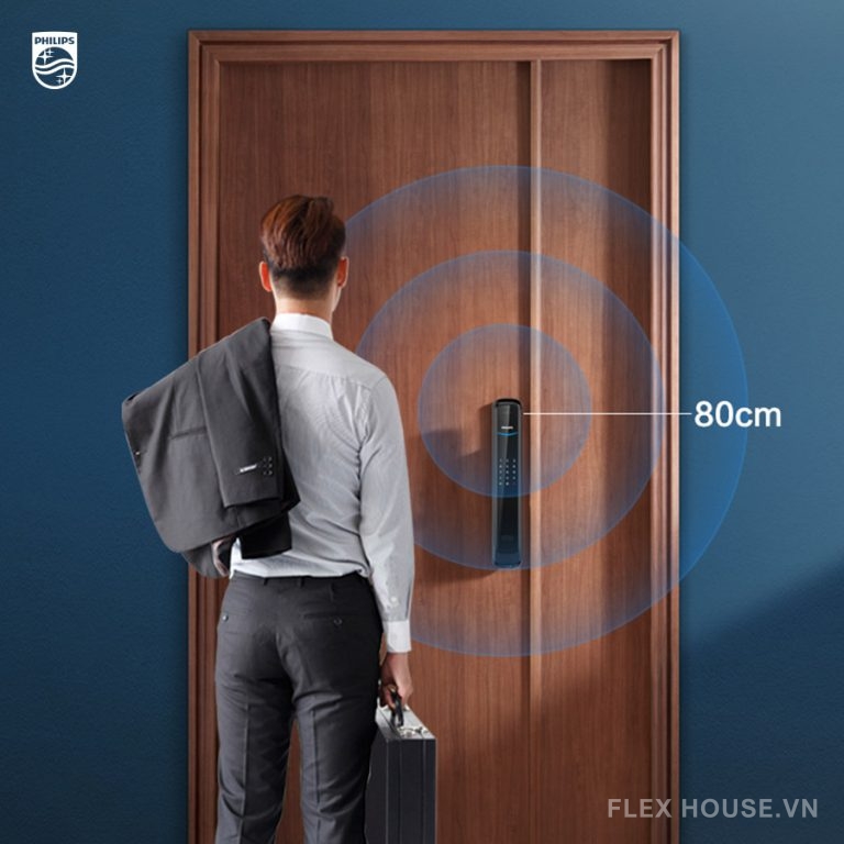 Khóa cửa thông minh nhận diện khuôn mặt 3D Philips DDL702 279