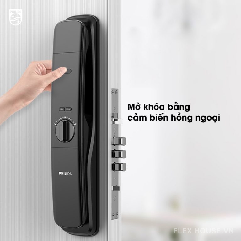 Khóa cửa thông minh nhận diện khuôn mặt 3D Philips DDL702 281