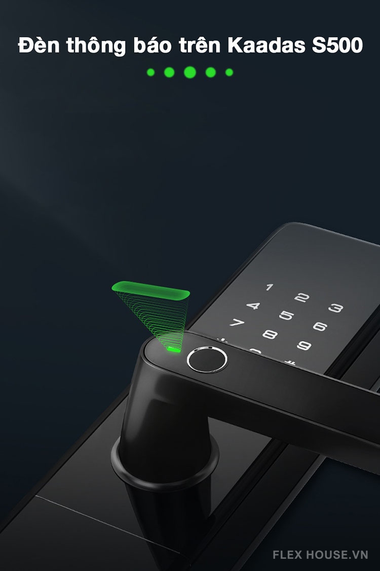 Khóa cửa thông minh tay gạt kết nối Bluetooth Kaadas S500-C 15