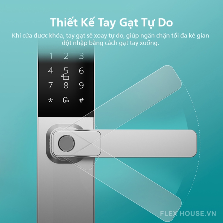 Khóa cửa vân tay kết nối Bluetooth Philips DDL615-5HBS 11