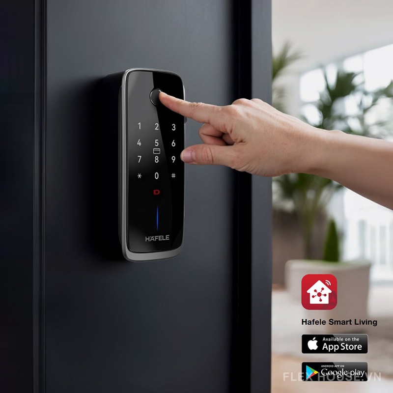 Khóa điện tử cửa trượt Nova-MR2501B Hafele 499.21.226 (4) Khóa điện tử cửa trượt Nova-MR2501B Hafele 499.21.226 1
