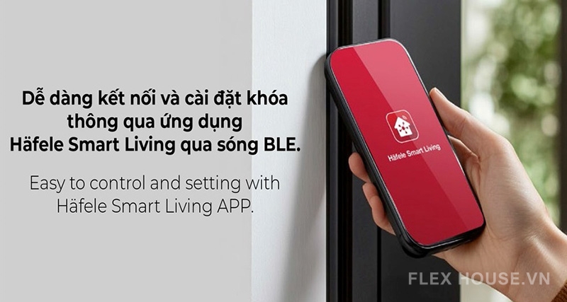 Khóa điện tử cửa trượt Nova-MR2501B Hafele 499.21.226 11