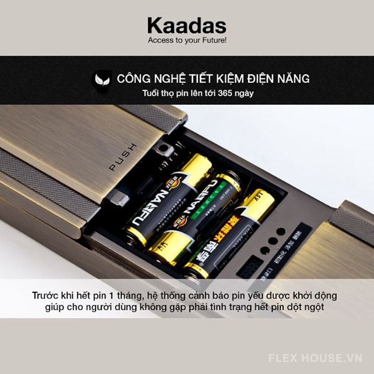 Khóa điện tử tay gạt phong cách cổ điển Kaadas 6002 14