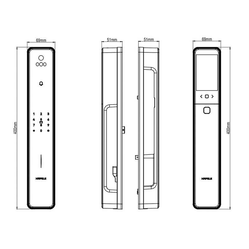 Khóa nhận diện khuôn mặt thông minh Infinity-PP2502W Hafele 499.21.223 9 Khóa nhận diện khuôn mặt thông minh Infinity-PP2502W Hafele 499.21.223 14