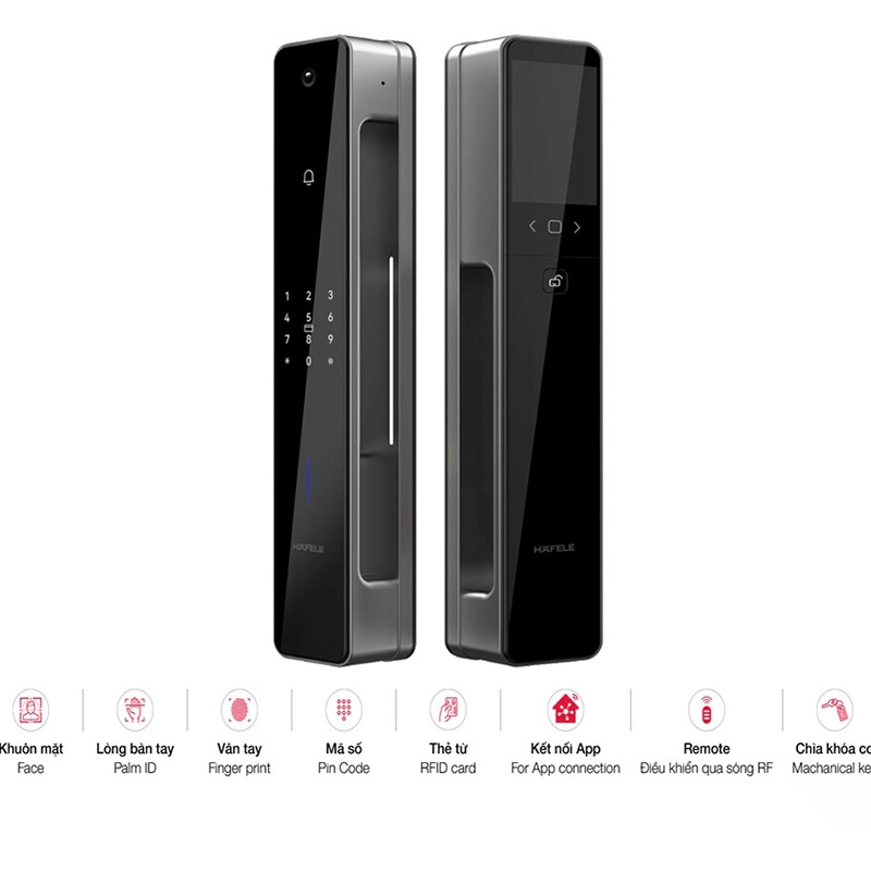 Khóa nhận diện khuôn mặt thông minh Infinity-PP2502W Hafele 499.21.223 4 Khóa nhận diện khuôn mặt thông minh Infinity-PP2502W Hafele 499.21.223 9