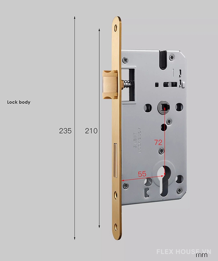 Khóa tay gạt sắc màu decor không gian bằng đồng GT7008 11 Khóa tay gạt sắc màu decor không gian bằng đồng GT7008 15