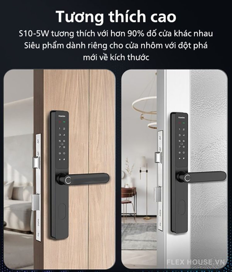 Khóa thông minh cho cửa nhôm Kaadas S10-5W 15