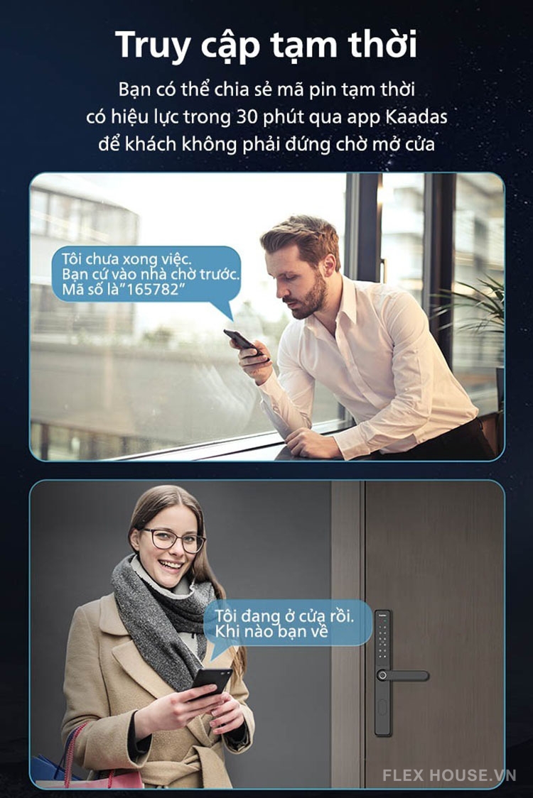 Khóa thông minh cho cửa nhôm Kaadas S10-5W 10