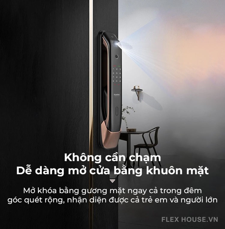 Khóa thông minh nhận diện khuôn mặt Kaadas K20-F 9
