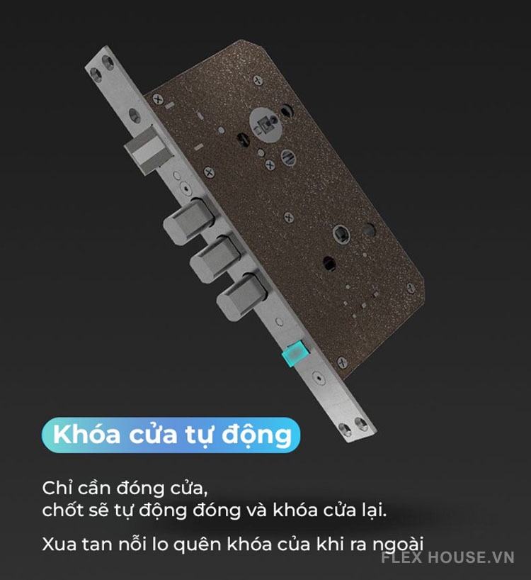 Khóa thông minh nhận diện khuôn mặt Kaadas K20-F 12