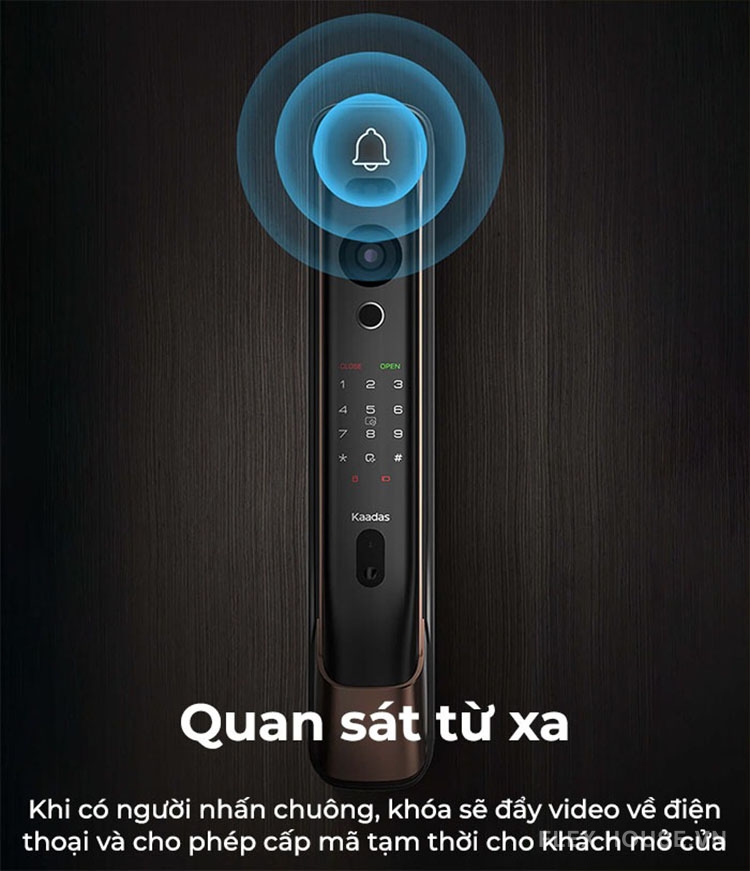 Khóa thông minh nhận diện khuôn mặt Kaadas K20 PRO MAX 23