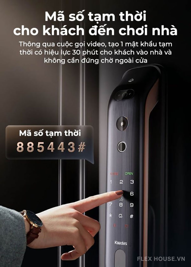 Khóa thông minh nhận diện khuôn mặt Kaadas K20 PRO MAX 15
