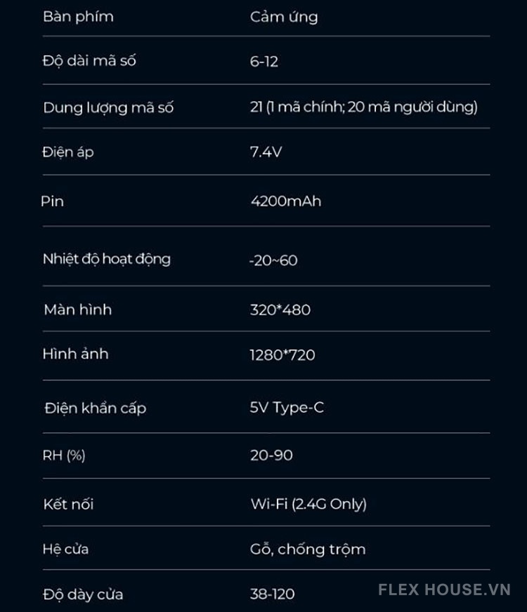 Khóa thông minh nhận diện khuôn mặt Kaadas Q9 FVP 24