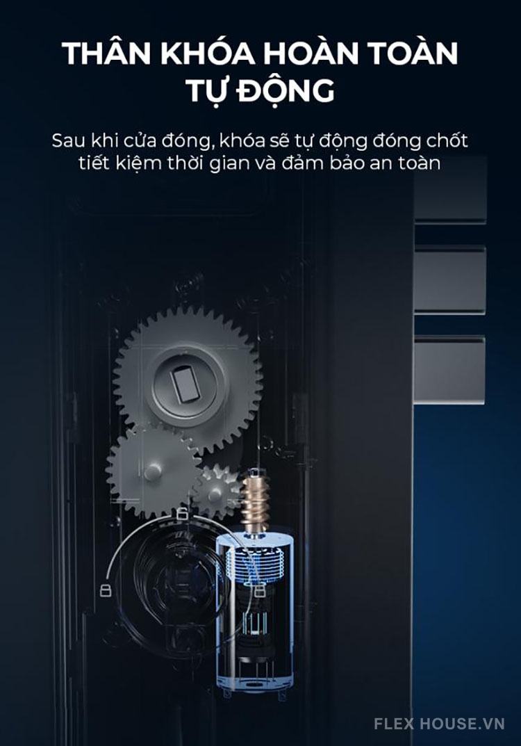 Khóa thông minh nhận diện khuôn mặt Kaadas Q9 FVP 12