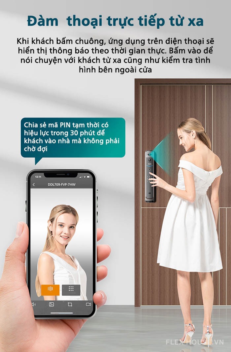 Khóa thông minh nhận diện khuôn mặt Philips DDL709-7HWS 12