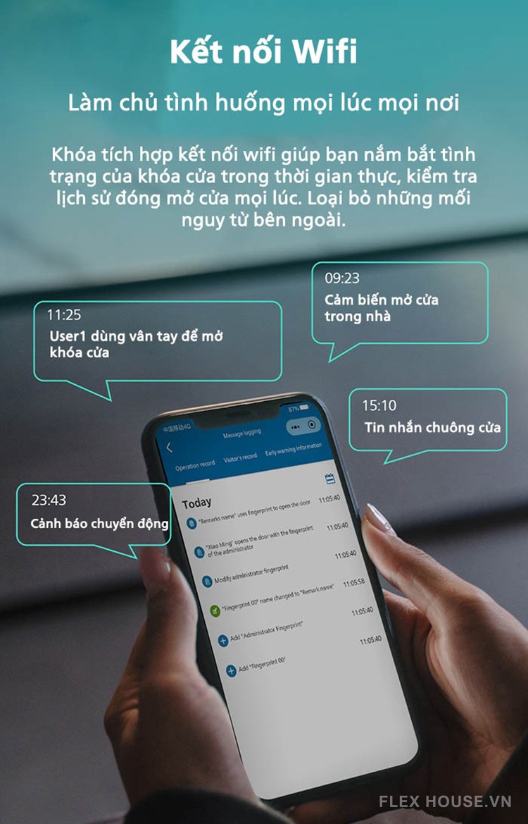 Khóa thông minh nhận diện khuôn mặt Philips DDL709-7HWS 13