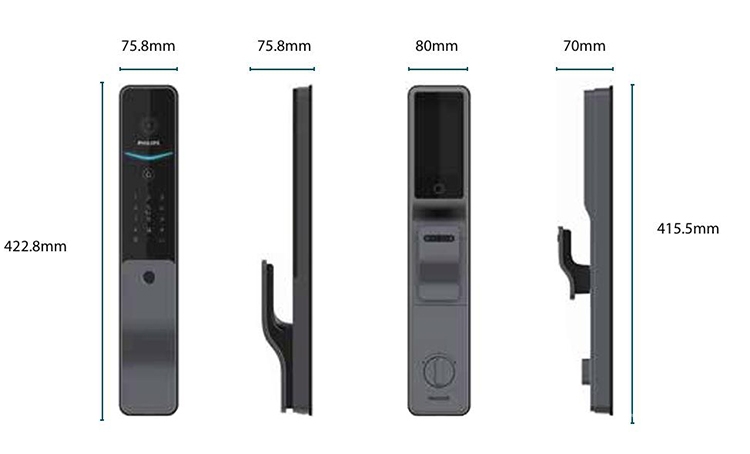 Khóa thông minh nhận diện khuôn mặt Philips DDL720-FVP-7HWS 203