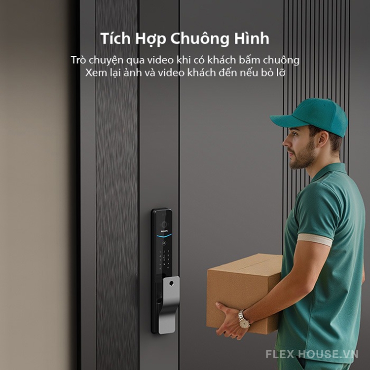Khóa thông minh nhận diện khuôn mặt Philips DDL720-FVP-7HWS 199