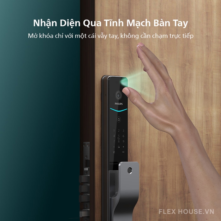 Khóa thông minh nhận diện khuôn mặt Philips DDL720-MVP 161