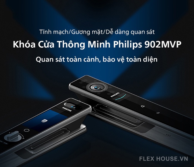 Khóa thông minh nhận diện khuôn mặt Philips DDL902-MVP-11HWS 9