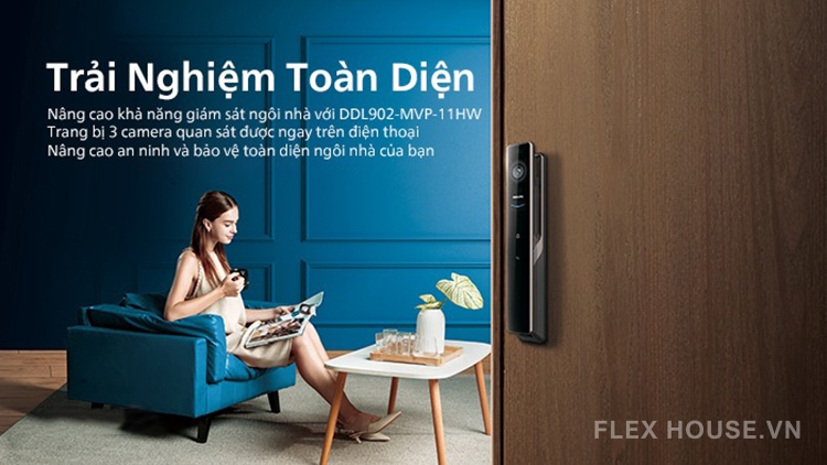 Khóa thông minh nhận diện khuôn mặt Philips DDL902-MVP-11HWS 16