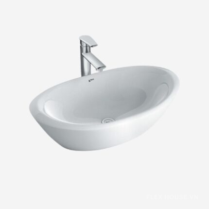 Lavabo dáng oval đặt bàn Inax AL-465V (2)
