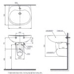 Lavobo chân lửng treo tường TOTO LHT239CR