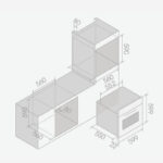 Lò nướng âm tủ Elica Virtus Multi 60 TFT
