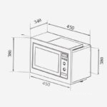 Lò vi sóng để bàn Capri AM20XPEA