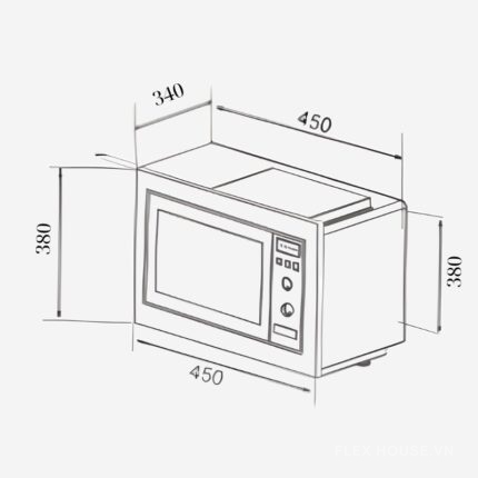 Lò vi sóng để bàn Capri AM20XPEA