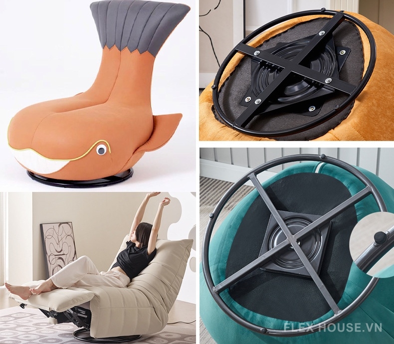 Mâm xoay đa năng 360 độ cho đồ nội thất KY610 6