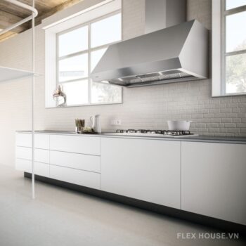 Máy hút khử mùi inox áp tường Elica Pro Europa