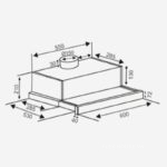 Máy hút mùi âm tủ Capri CR-602G