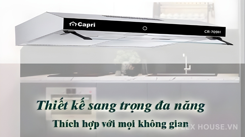 Máy hút mùi cổ điển Capri CR-709H
