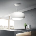 Máy hút mùi đảo đèn điều khiển từ xa Elica Seashell
