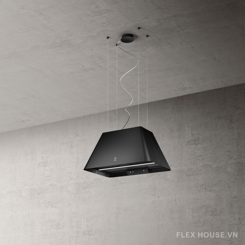 Máy hút mùi đảo đèn treo hiện đại Elica Ikona Light 3 Máy hút mùi đảo đèn treo hiện đại Elica Ikona Light
