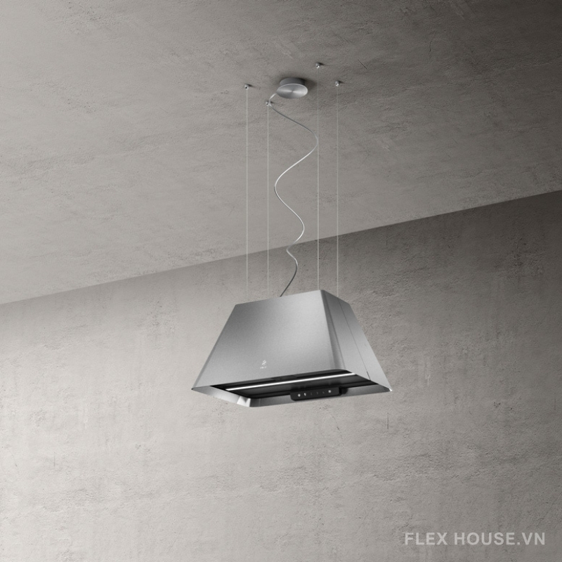 Máy hút mùi đảo đèn treo hiện đại Elica Ikona Light 1 Máy hút mùi đảo đèn treo hiện đại Elica Ikona Light