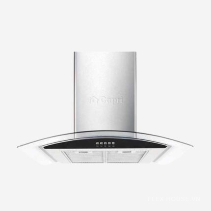 Máy hút mùi kính cong áp tường Capri CR-638H