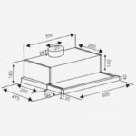 Máy hút và khử mùi âm tủ Capri CR-602H