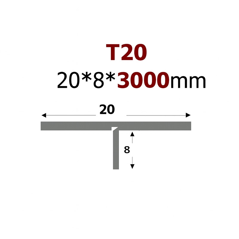 Nẹp chữ T 20x8mm bằng Inox 304 bề mặt đánh bóng YCS-T20 2 Nẹp chữ T 20x8mm bằng Inox 304 bề mặt đánh bóng YCS-T20 5