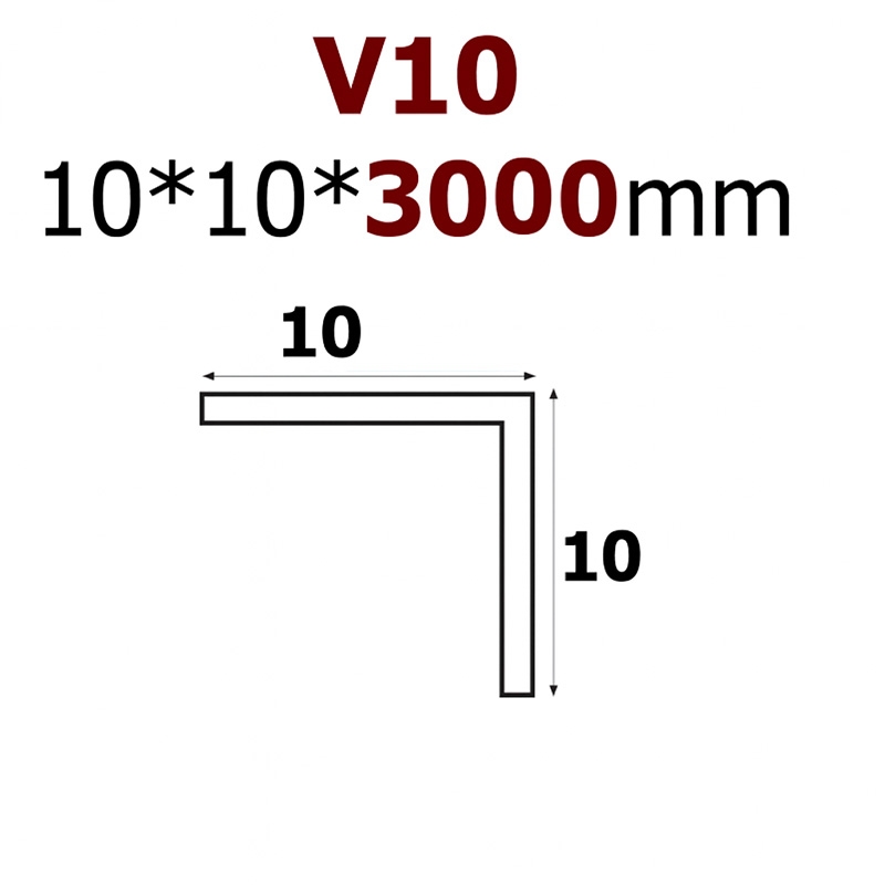 Nẹp chữ V 10x10mm Inox 304 bề mặt đánh bóng YCS-V10 2 Nẹp chữ V 10x10mm Inox 304 bề mặt đánh bóng YCS-V10 4