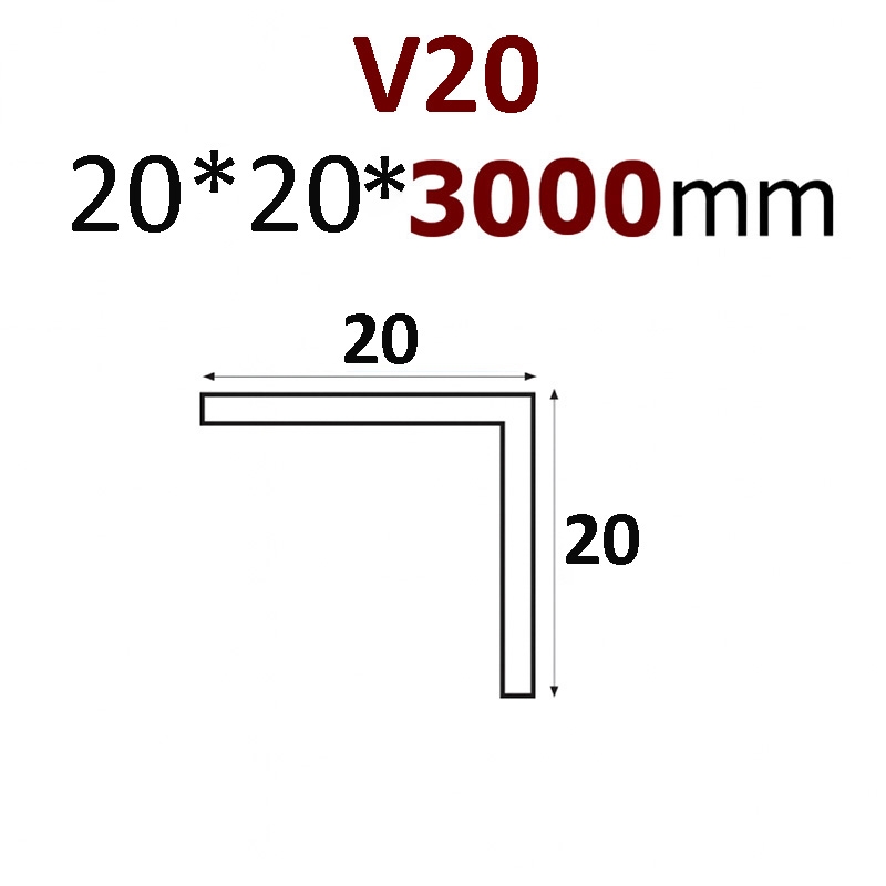 Nẹp chữ V 20x20mm Inox 304 bề mặt đánh bóng YCS-V20 2 Nẹp chữ V 20x20mm Inox 304 bề mặt đánh bóng YCS-V20 4