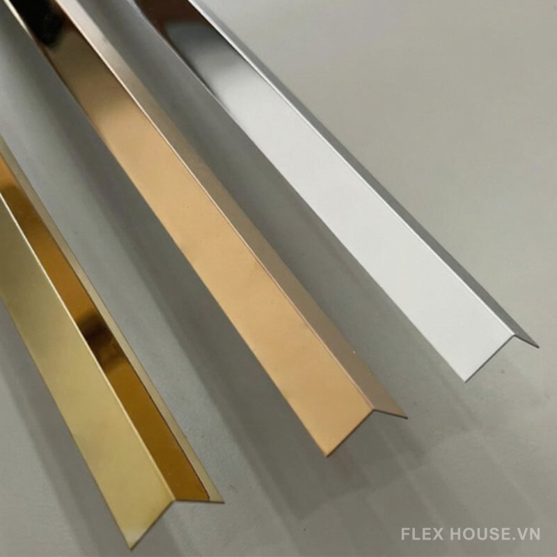 Nẹp chữ V 20x20mm Inox 304 bề mặt đánh bóng YCS-V20 (2) Nẹp chữ V 20x20mm Inox 304 bề mặt đánh bóng YCS-V20 1