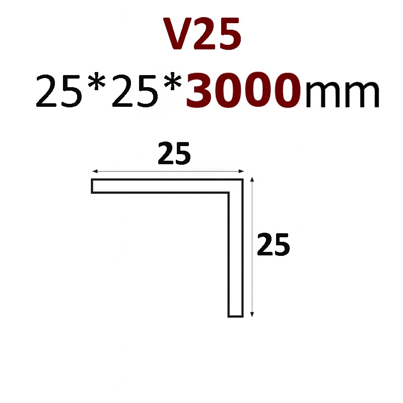 Nẹp chữ V 25x25mm Inox 304 bề mặt đánh bóng YCS-V25 2 Nẹp chữ V 25x25mm Inox 304 bề mặt đánh bóng YCS-V25 4