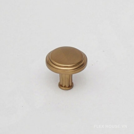 Núm tay nắm hợp kim nhôm màu vàng đồng Garis GH81