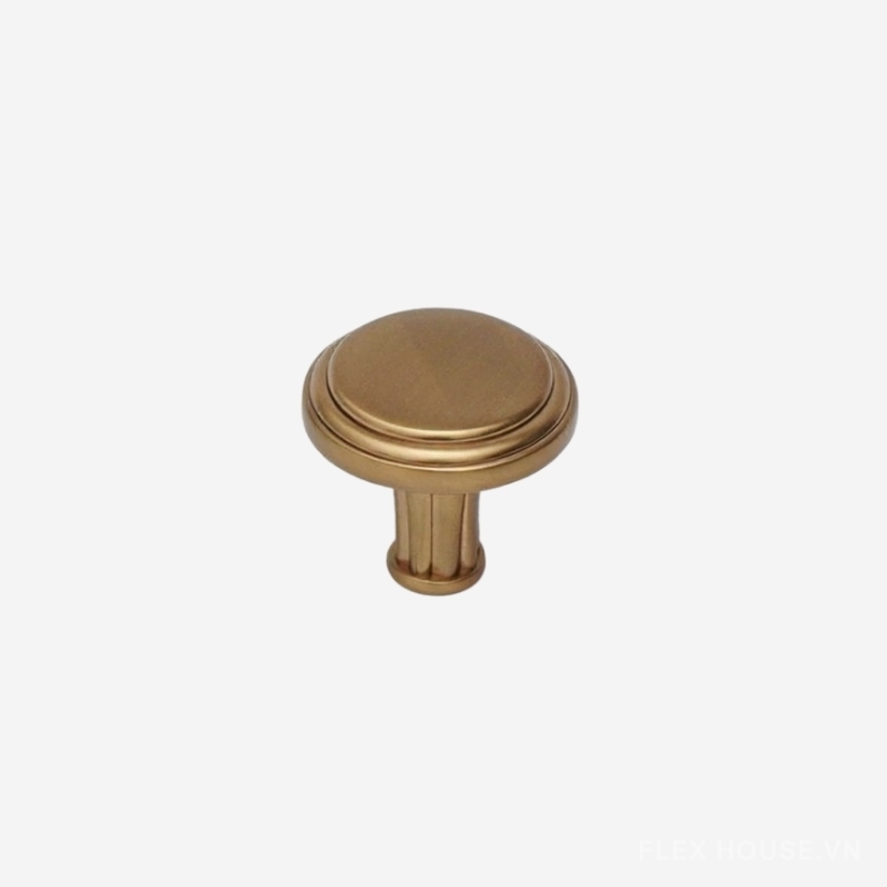Núm tay nắm hợp kim nhôm màu vàng đồng Garis GH81 Núm tay nắm hợp kim nhôm màu vàng đồng Garis GH81