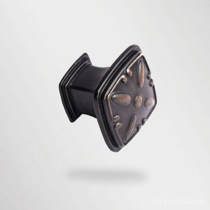 Núm tay nắm tủ cổ điển hợp kim kẽm Garis GE61.0